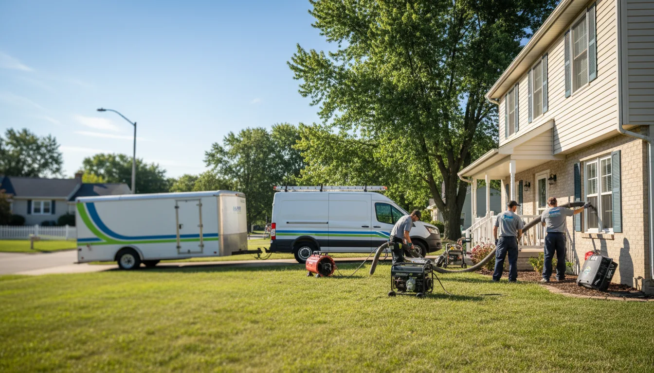 Flooded Basement Restoration And Cleanup With Repair in Deshler, NE near me